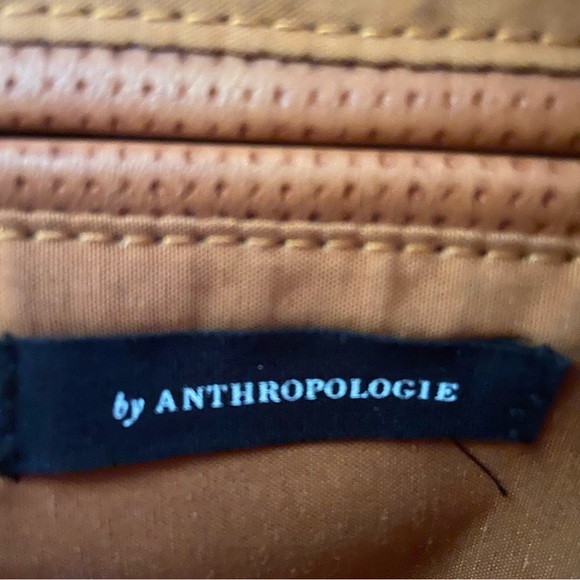 Beautiful Anthropologie brown Leather Crossbody bag with tassels! NWT - Picture 4 of 11